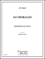 24 Chorales Trombone Quartet P.O.D. cover
